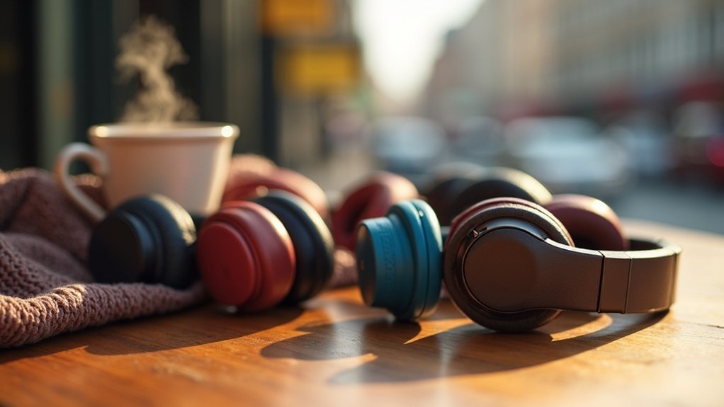 enjoyable commuting with headphones